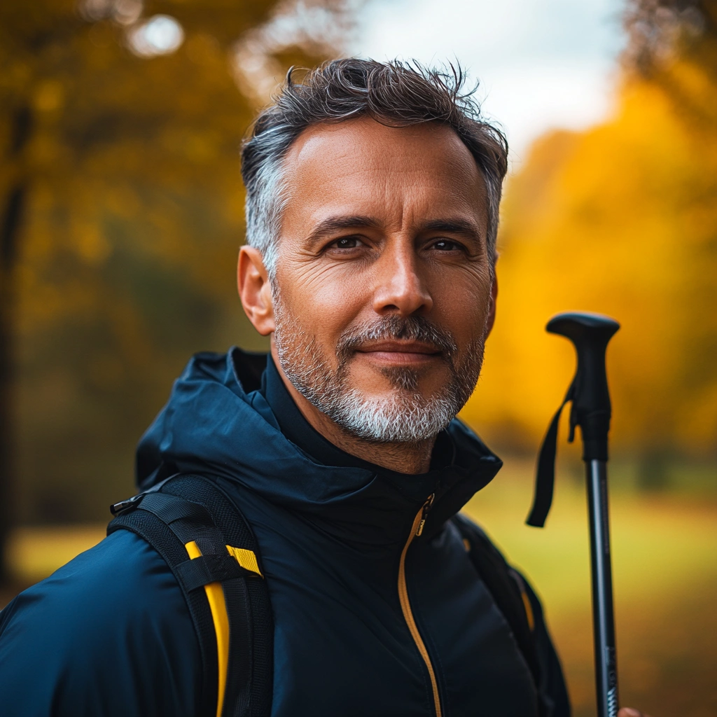 Віктор Коваленко - тренер зі скандинавської ходьби